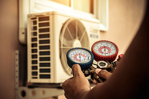 Professional Ac Installation technician working in Union Springs, NY